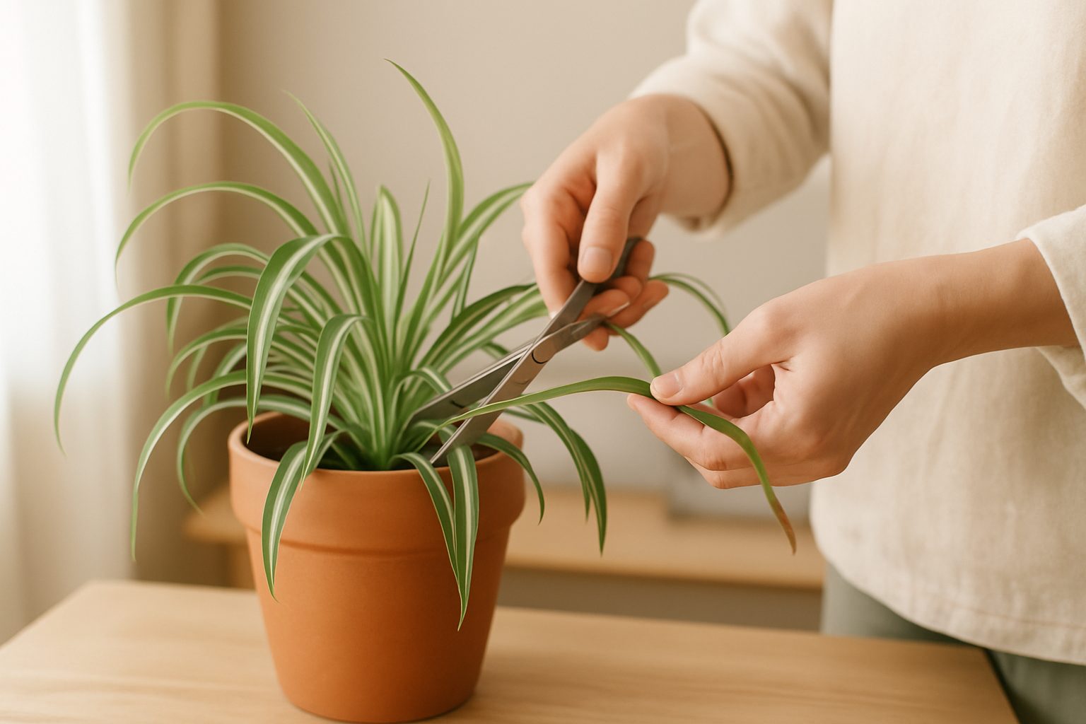 Why does my spider plant have brown tips